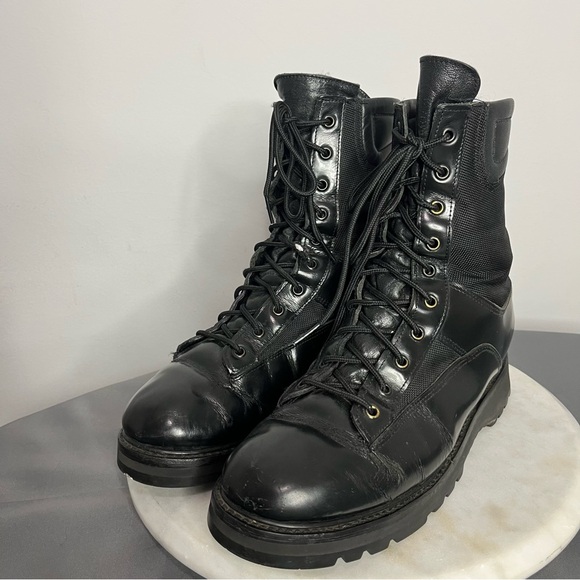 Tactical Boots Fits Mens US 10 Jump Combat Boots Grunge VTG Military Workwear - Picture 4 of 13